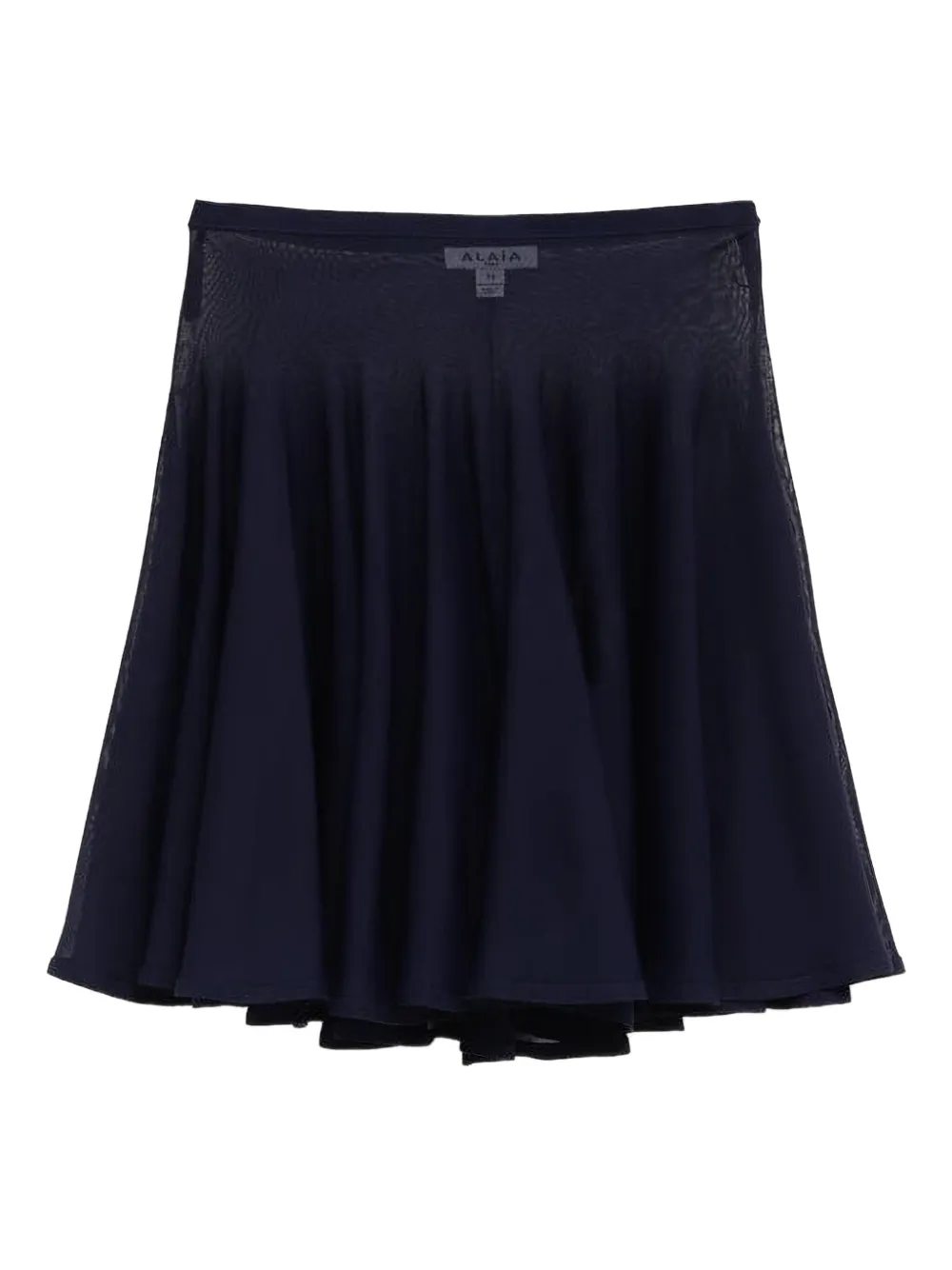 Alaïa falda midi con diseño tejido | azul | Image 1