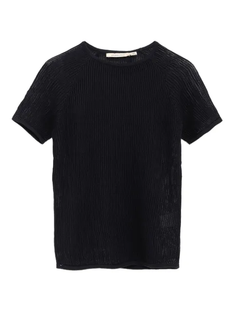 Paloma Wool playera tejida de canalé manga corta