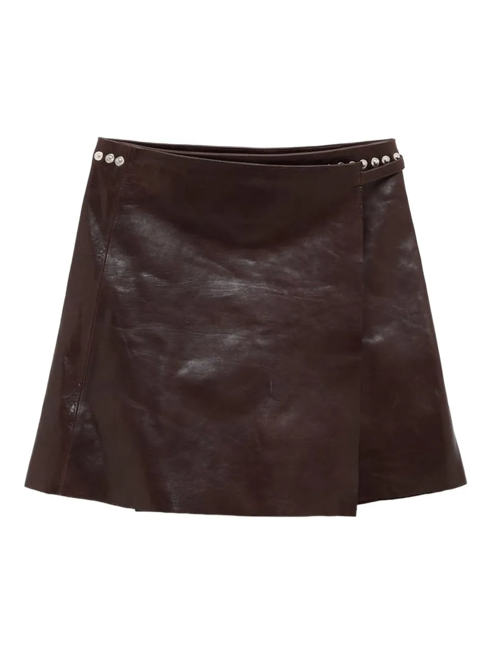 Paloma Wool leather mini skirt - ブラウン Paloma Wool leather mini skirt - ブラウン