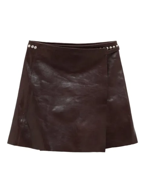 Paloma Wool leather mini skirt 