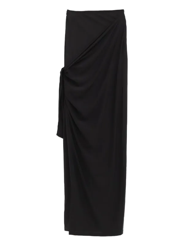Paloma Wool Asymmetric Maxi Skirt Black FARFETCH UK
