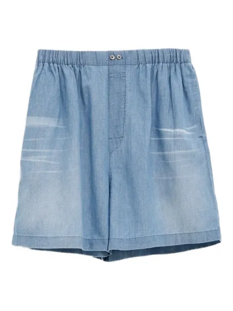 Acne Studios logo-stamp shorts 
