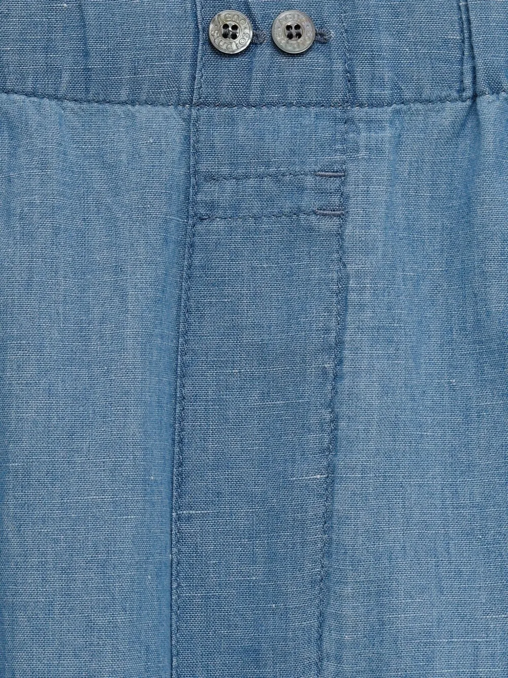 Acne Studios Shorts met logo Blauw