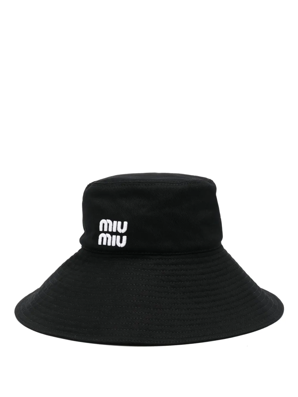 Miu Denim hoed Zwart