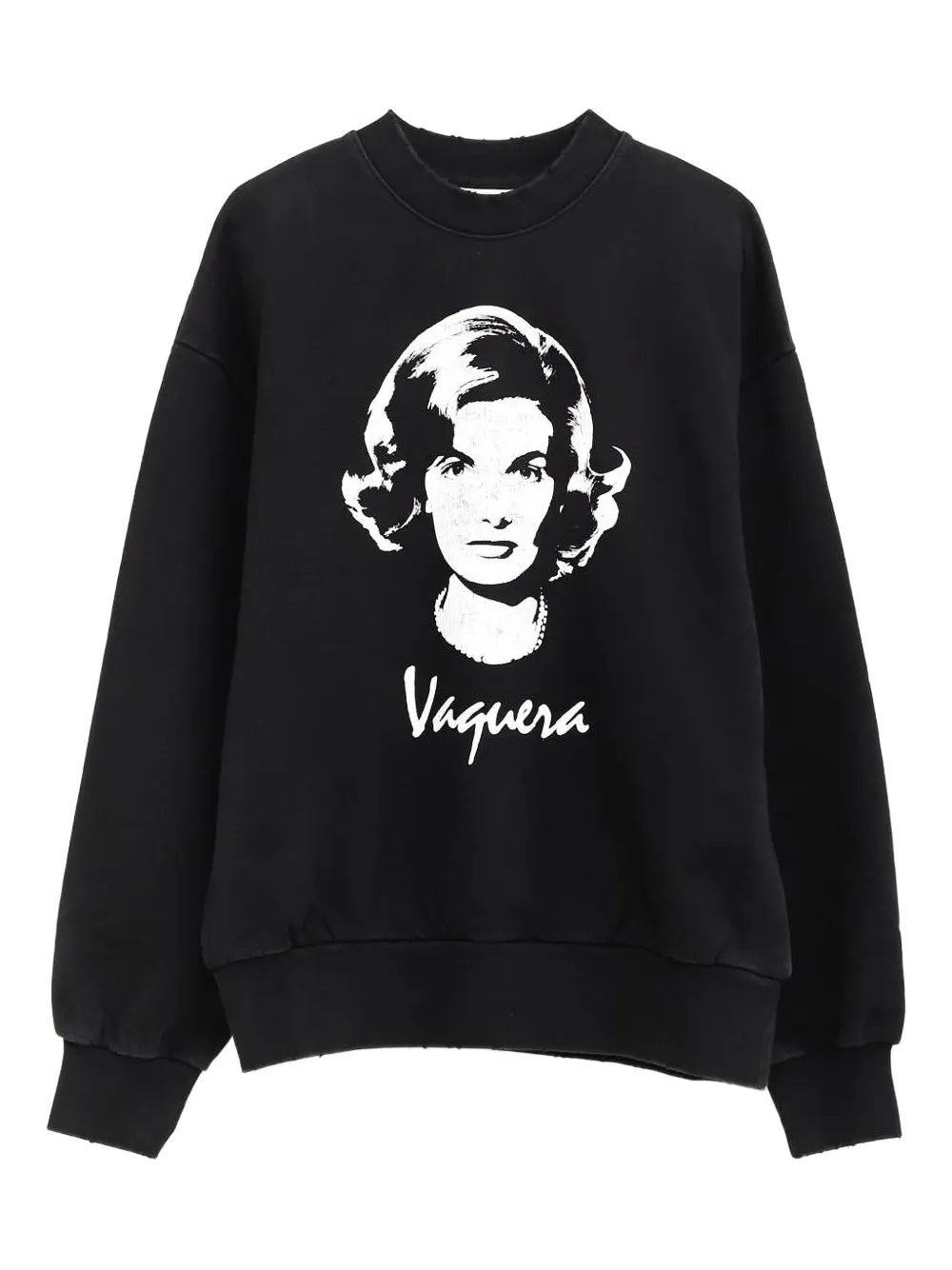Vaquera sudadera con estampado gráfico | negro | Image 1