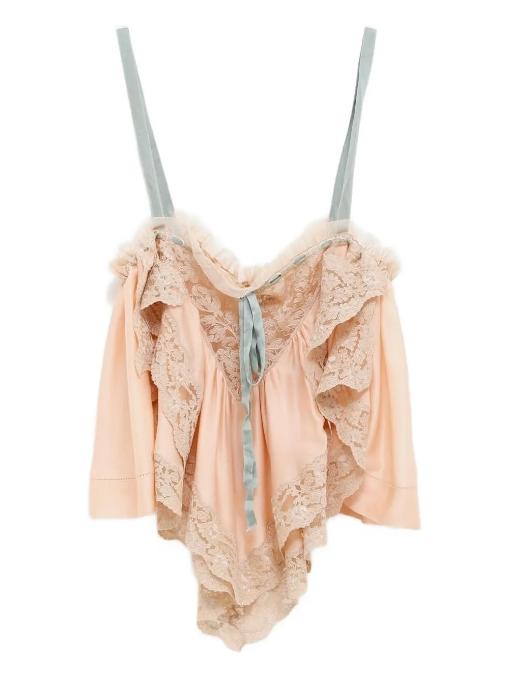 Chloé silk ruffled top | Pink | Image 1