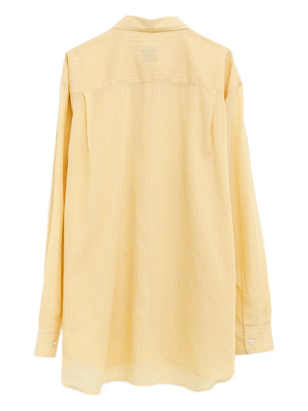 Cristaseya striped button-up shirt - Geel