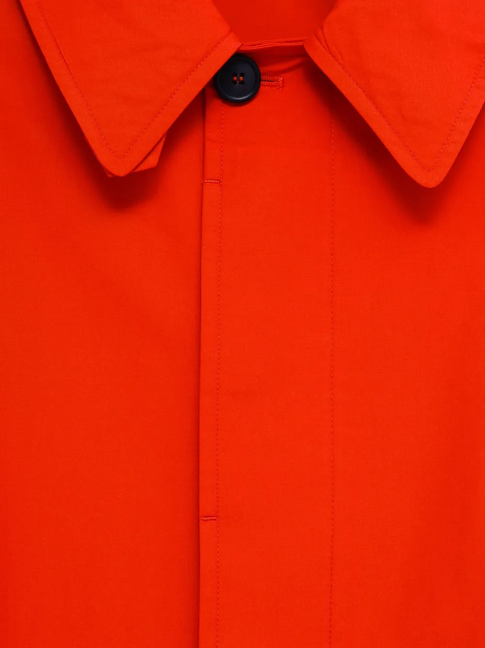 Cristaseya Button-up Trench Coat In Red