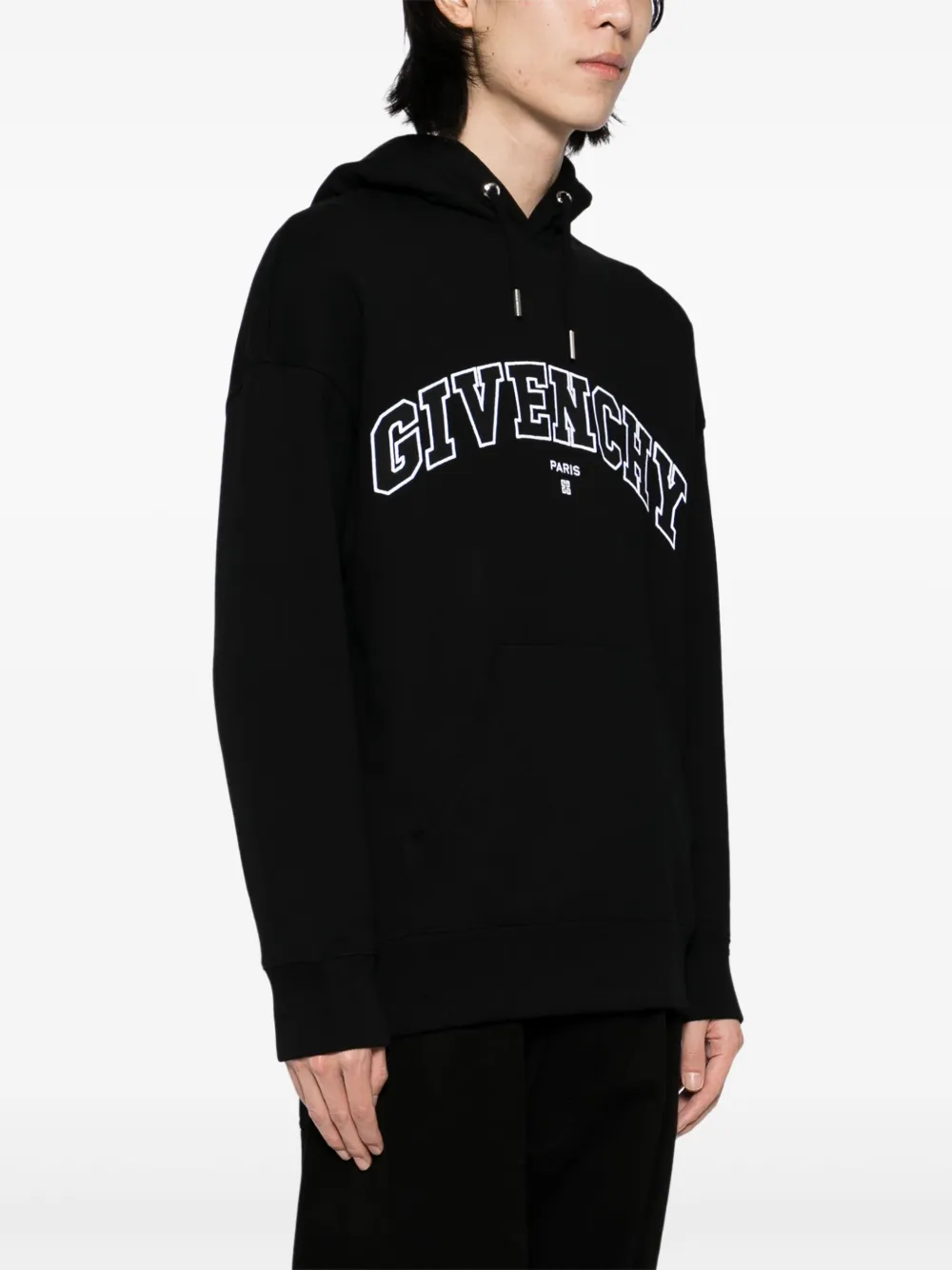 Givenchy Pure katoenen hoodie Zwart