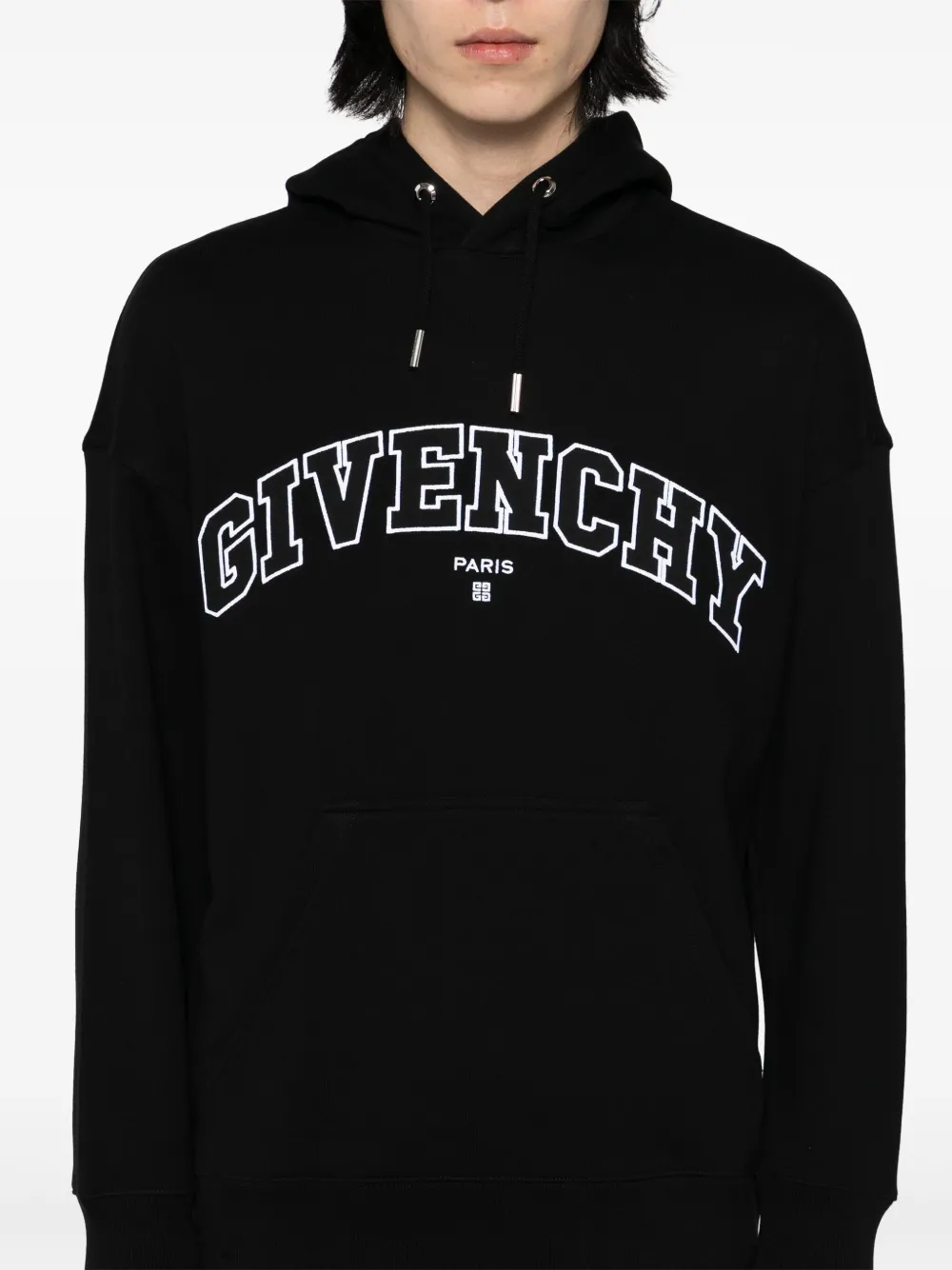 Givenchy Pure katoenen hoodie Zwart
