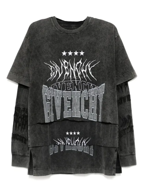 T-shirt à manches superposées - Givenchy - Modalova