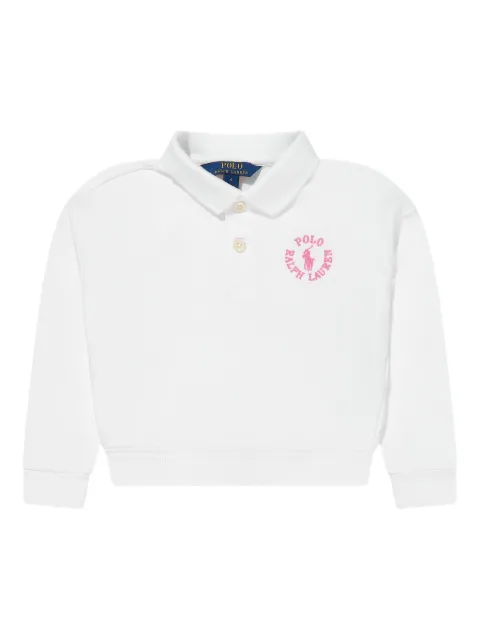 POLO RALPH LAUREN KIDS قميص بولو مطرز بشعار الماركة