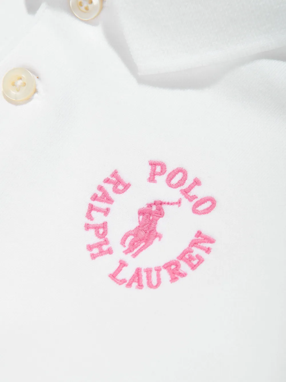 POLO RALPH LAUREN KIDS Poloshirt met geborduurd logo Wit