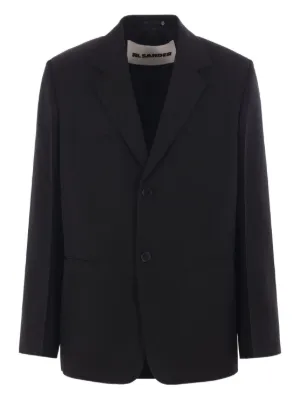Jil Sander デタッチャブルカラー テーラードジャケット | グレー