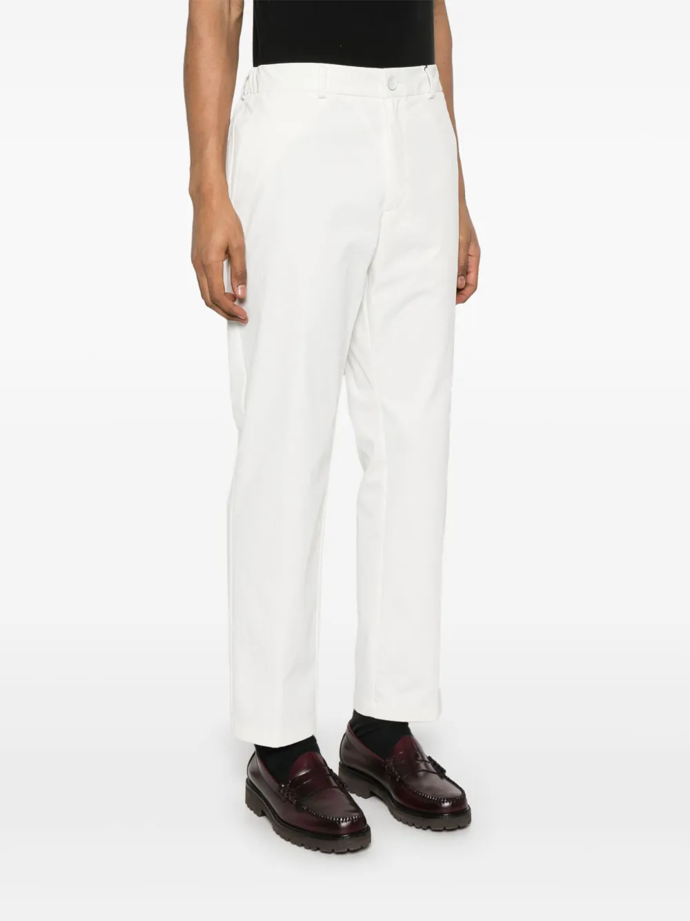 Herno Broek met toelopende pijpen Wit