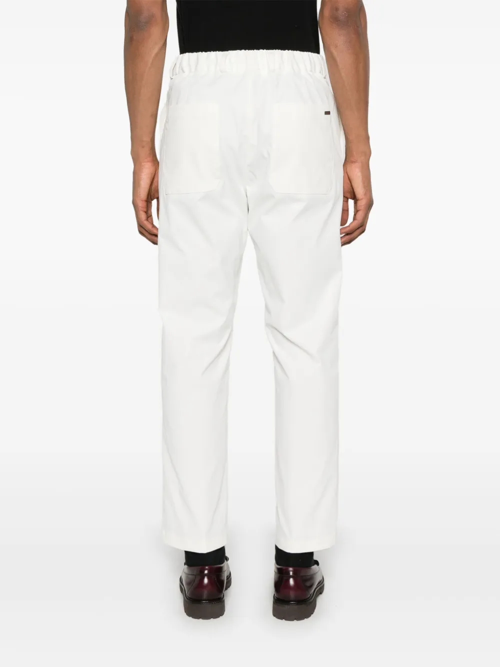 Herno Broek met toelopende pijpen Wit
