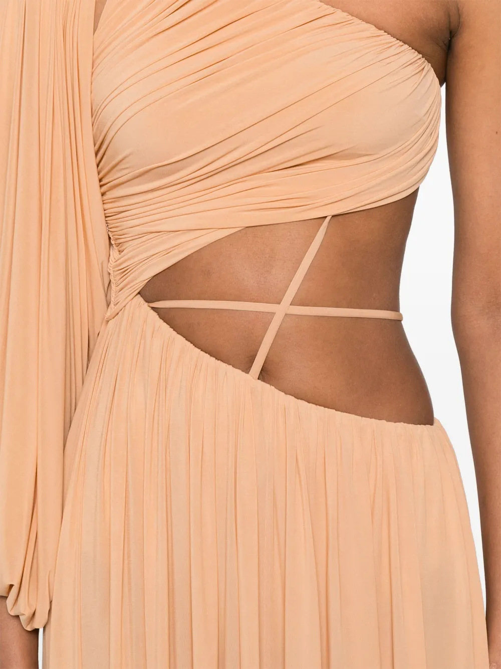 Philosophy Di Lorenzo Serafini Asymmetrische jurk Beige