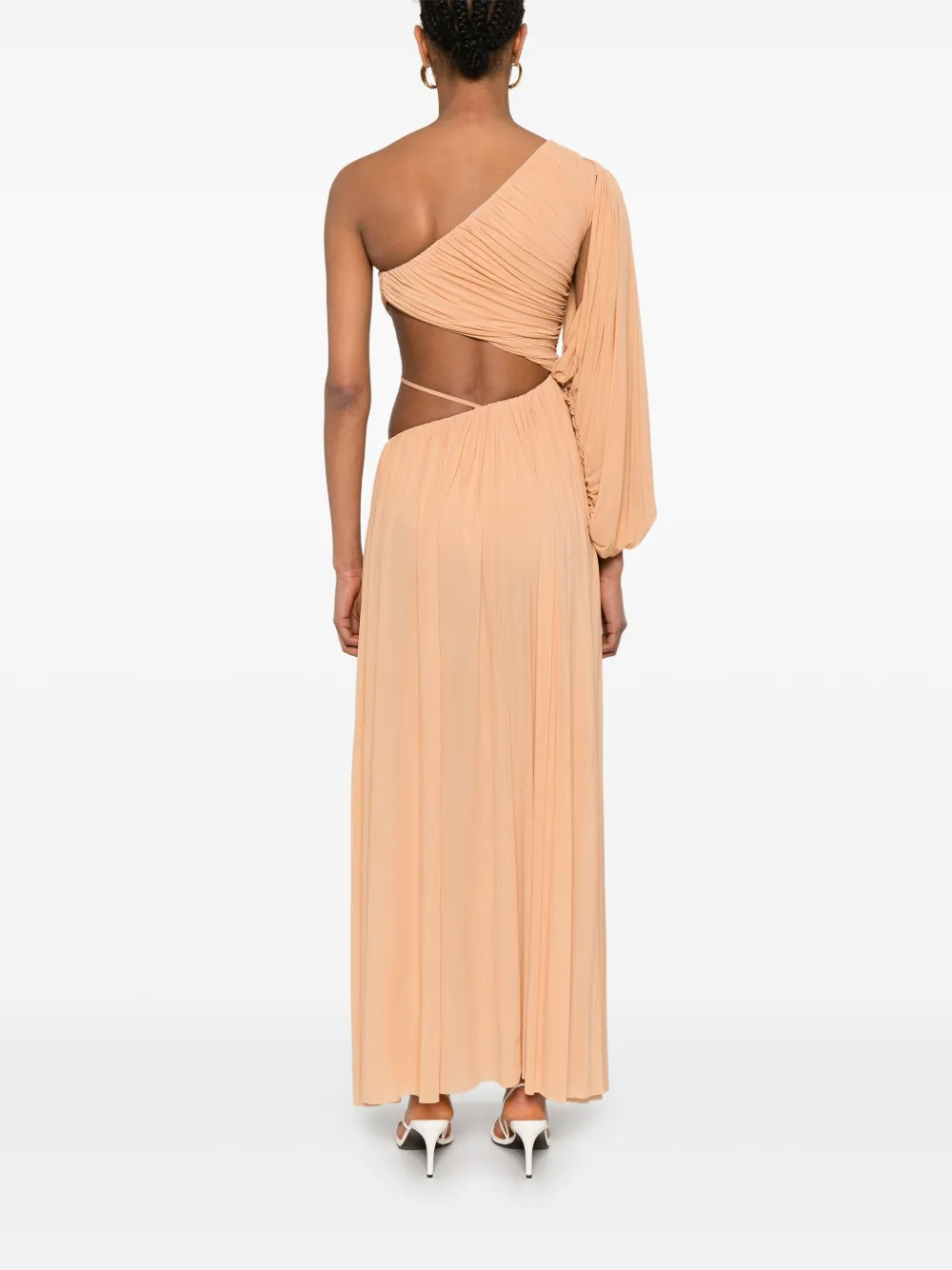 Philosophy Di Lorenzo Serafini Asymmetrische jurk Beige