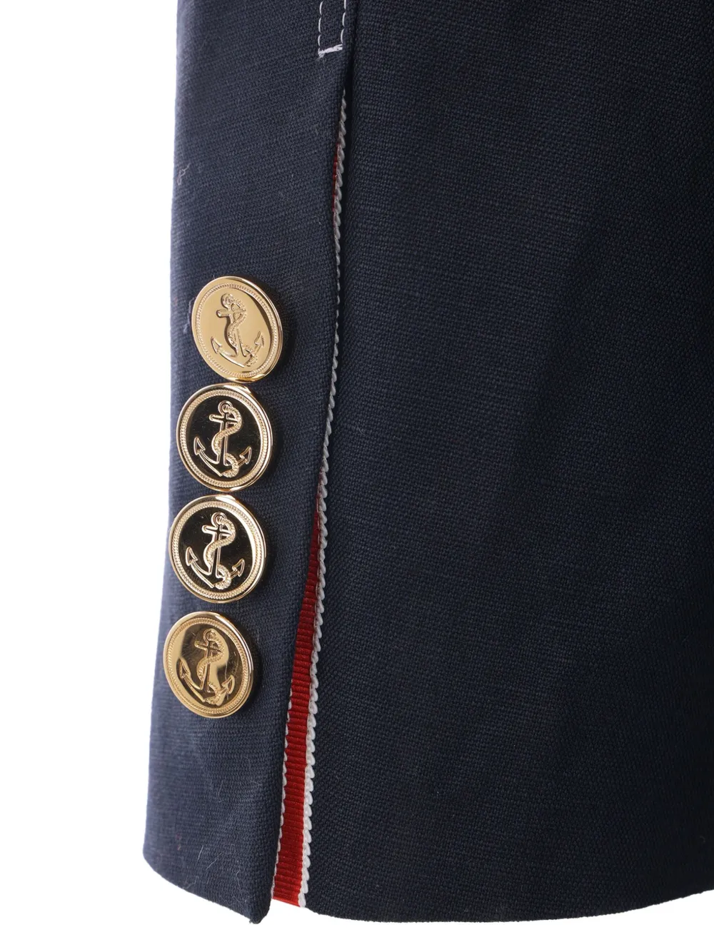 Thom Browne Blazer met enkele rij knopen Blauw