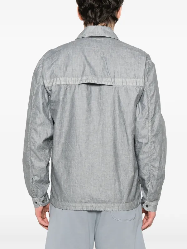C.P. Company embroidered-logo Jacket | Grey | FARFETCH ZA