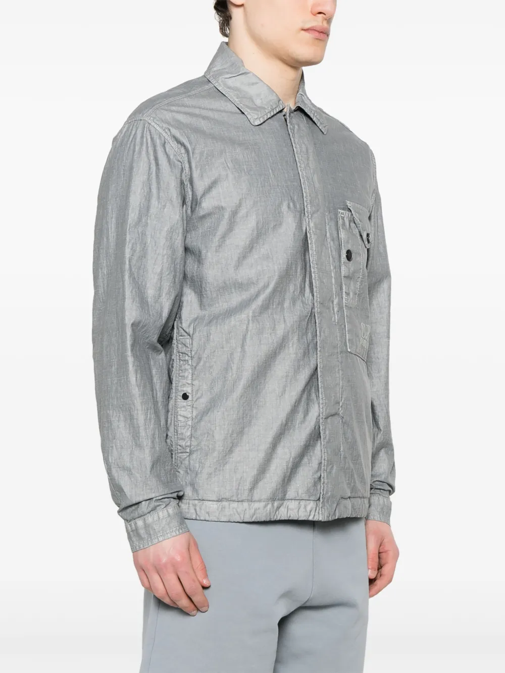C.P. Company Jack met geborduurd logo Grijs