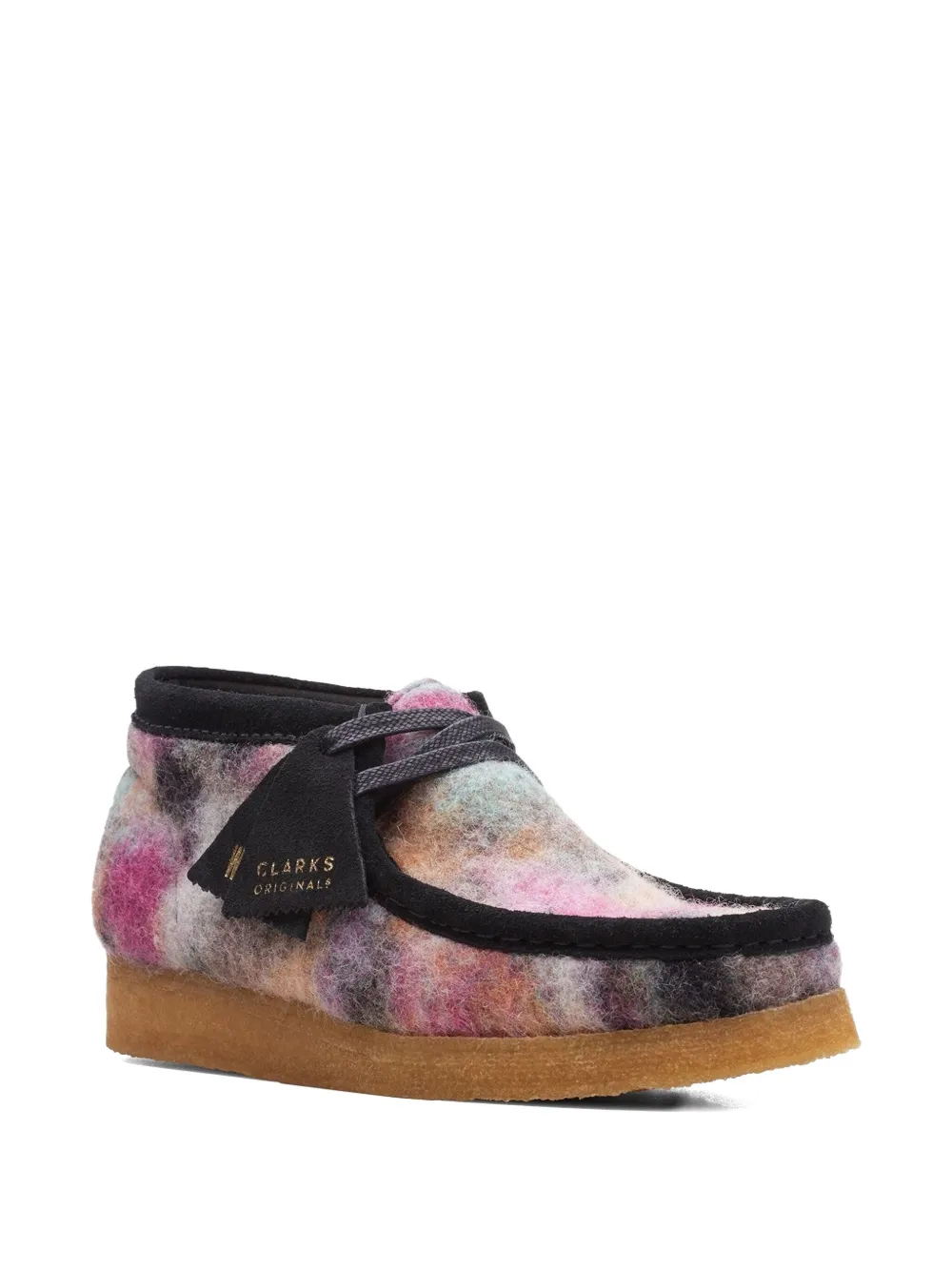 Clarks botas Wallabee Black Wool Comb | Boots | Image 2