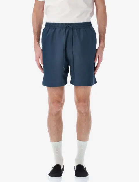Carhartt WIP logo-embroidered drawstring swim shorts