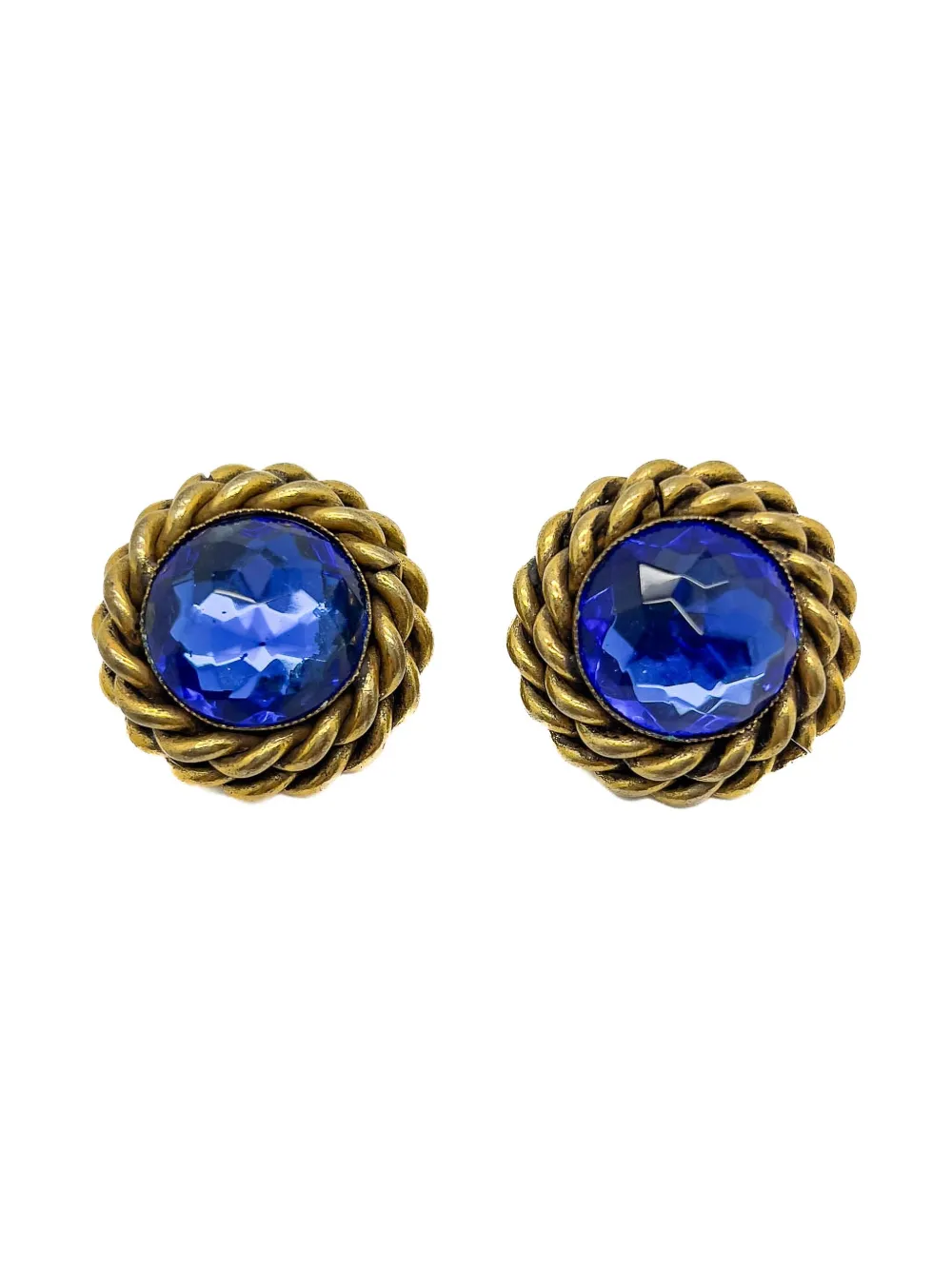 1980s Butler & Wilson gemstone earrings