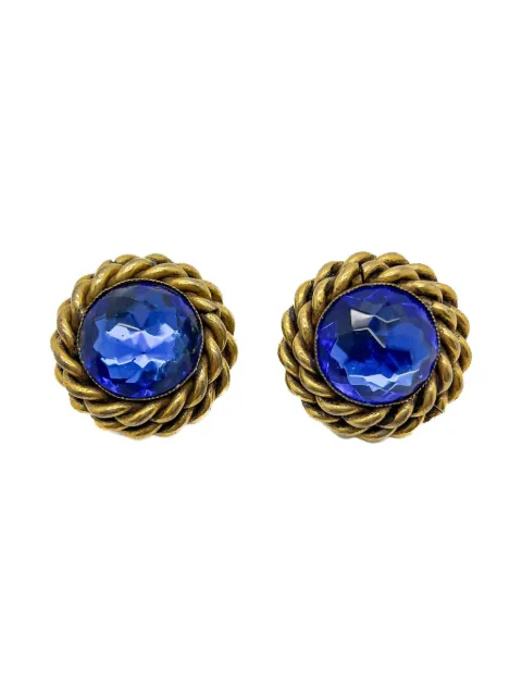 Jennifer Gibson Jewellery 1980s Butler & Wilson gemstone earrings