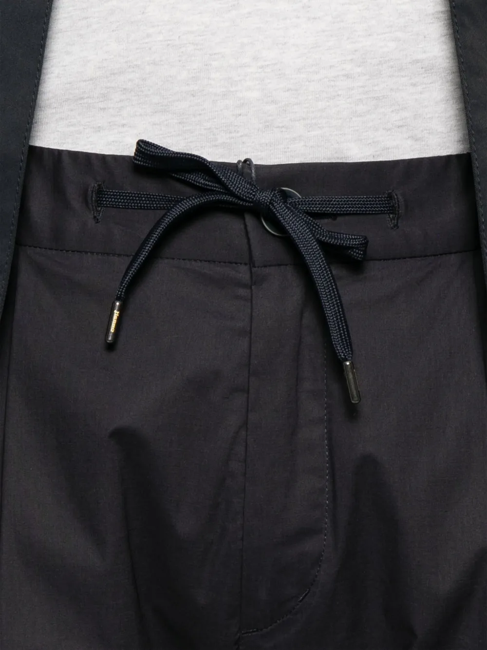 Herno Broek met geplooid detail Blauw