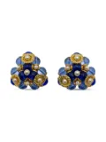 Jennifer Gibson Jewellery 1940s cluster earrings - Gold