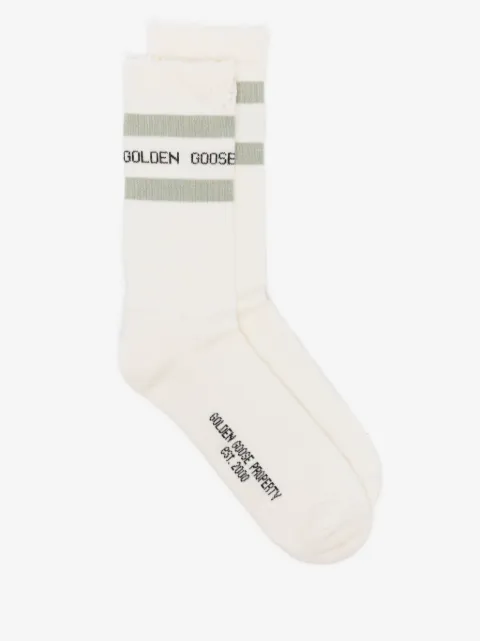 Golden Goose intarsia-logo socks
