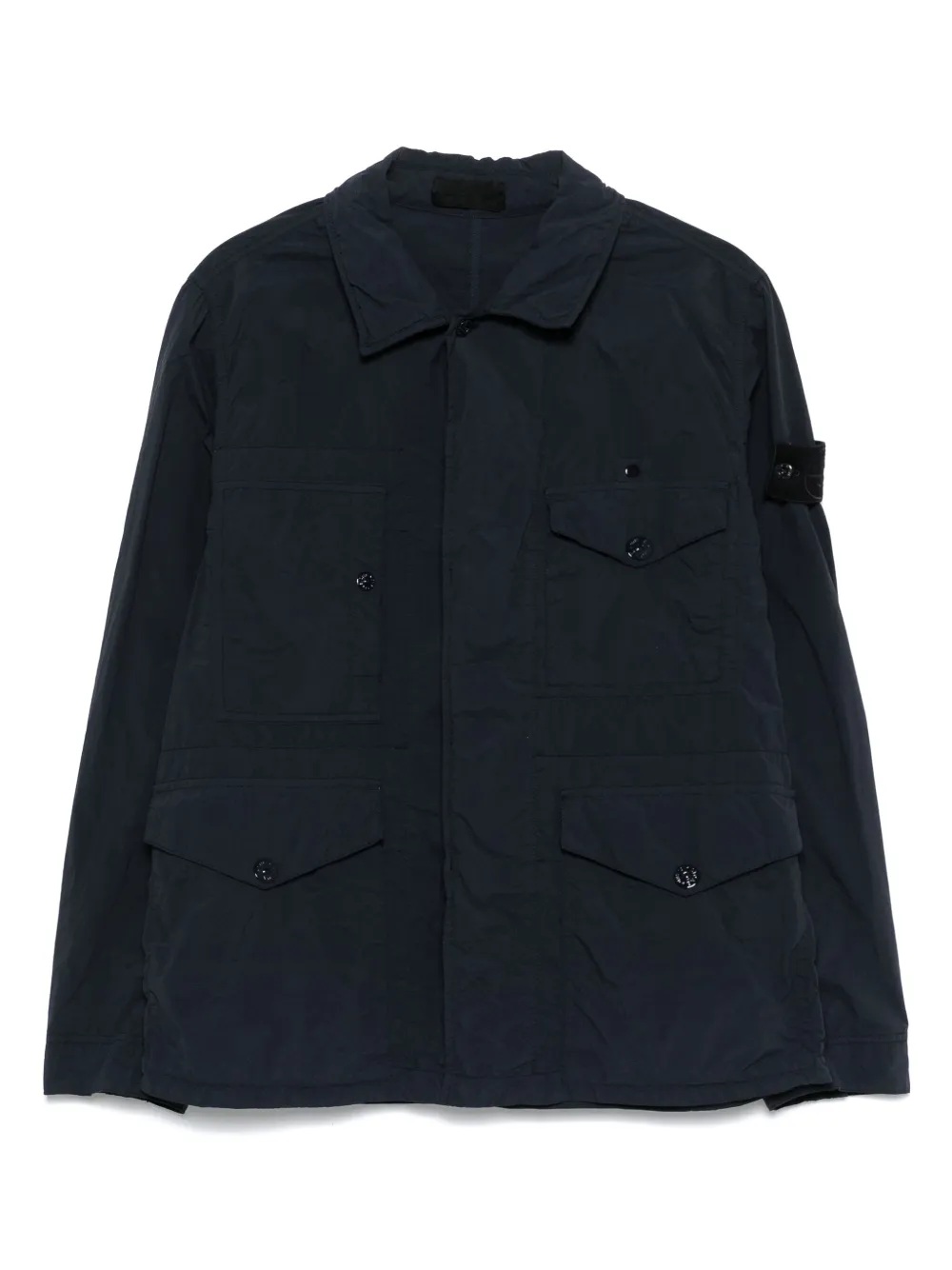 Stone Island Smerigliato Ghost ジャケット - ブルー Stone Island Smerigliato Ghost ジャケット - ブルー