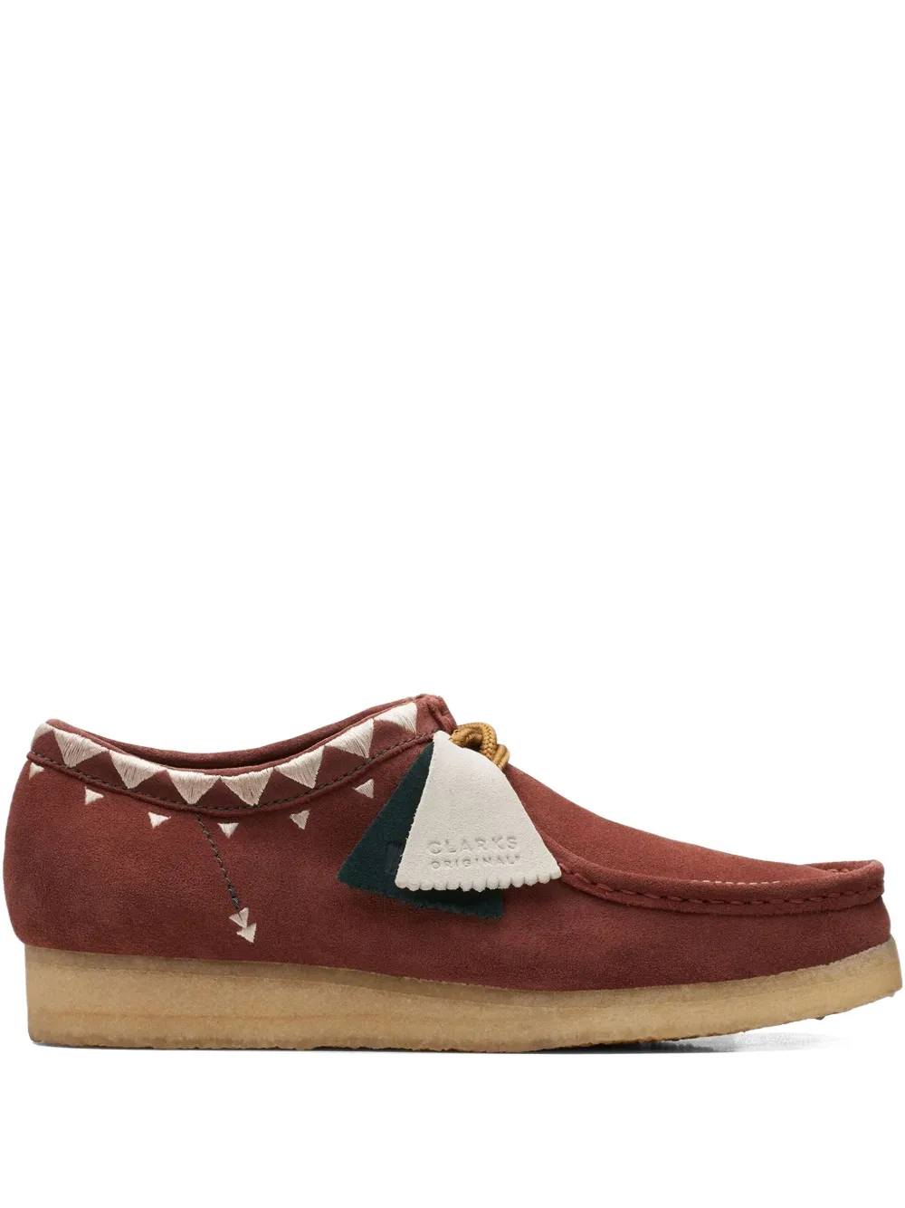 Clarks Wallabee "Auburn" boots Rood