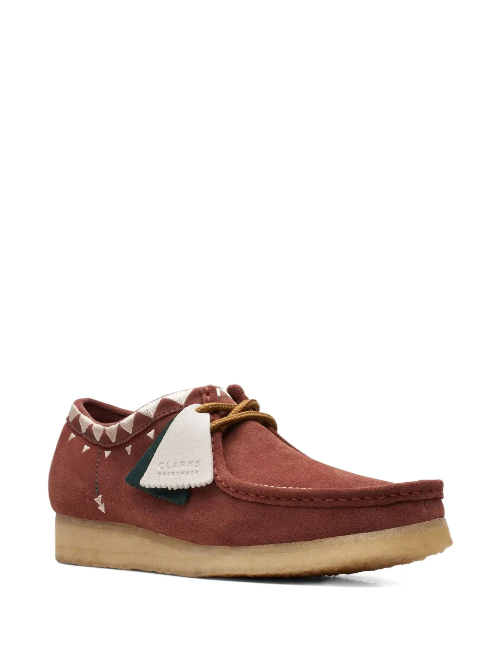 Clarks Wallabee Auburn boots - Rood