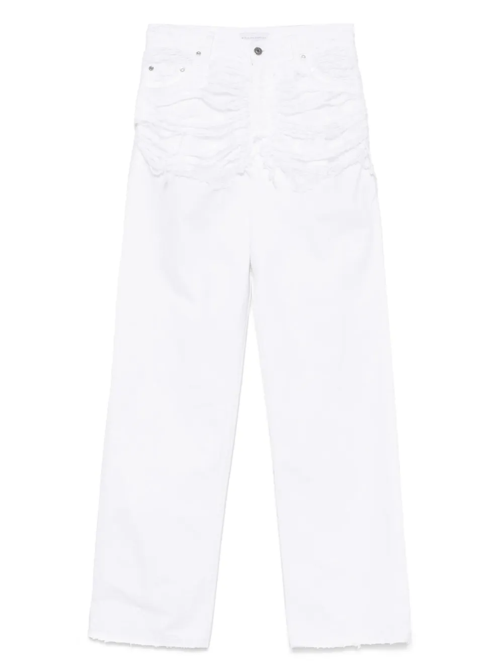 Stella McCartney Gerafelde jeans Wit