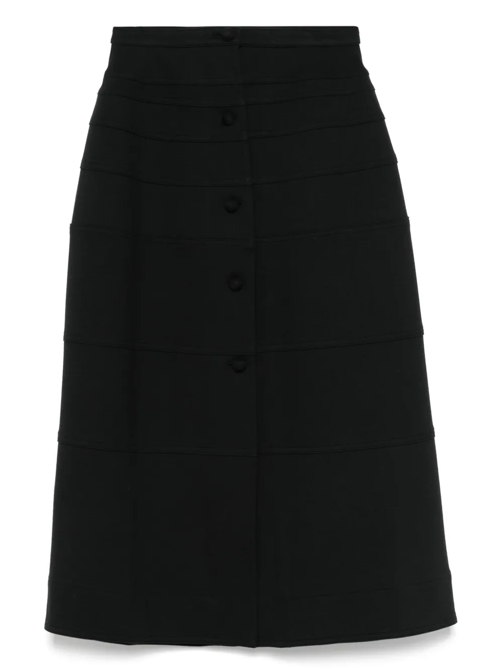 panelled midi skirt