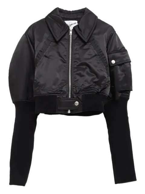 Vaquera chamarra bomber de satén