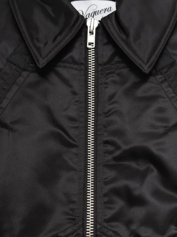 Vaquera サテン ボンバージャケット | ブラック | FARFETCH JP