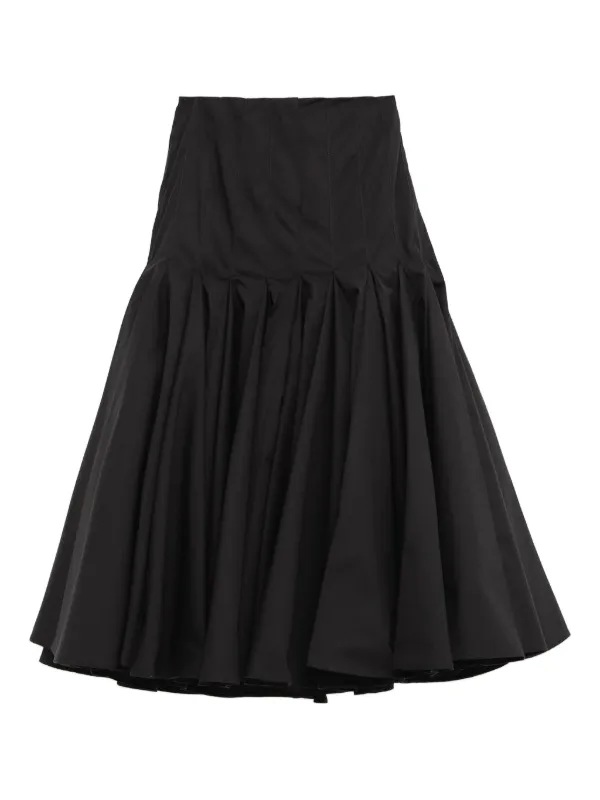 Jacquemus La Jupe Agave プリーツポプリン ミディスカート The Agave skirt by JACQUEMUS | Official website