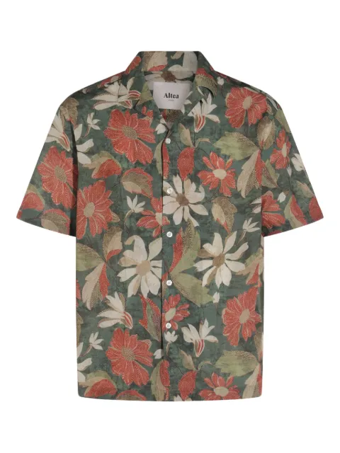 Altea floral-print short-sleeve shirt