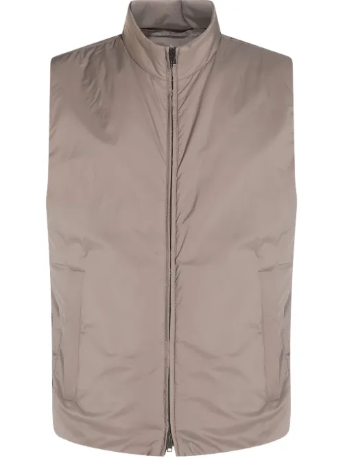 Gilet matelassé à détail de foulard - Herno - Modalova