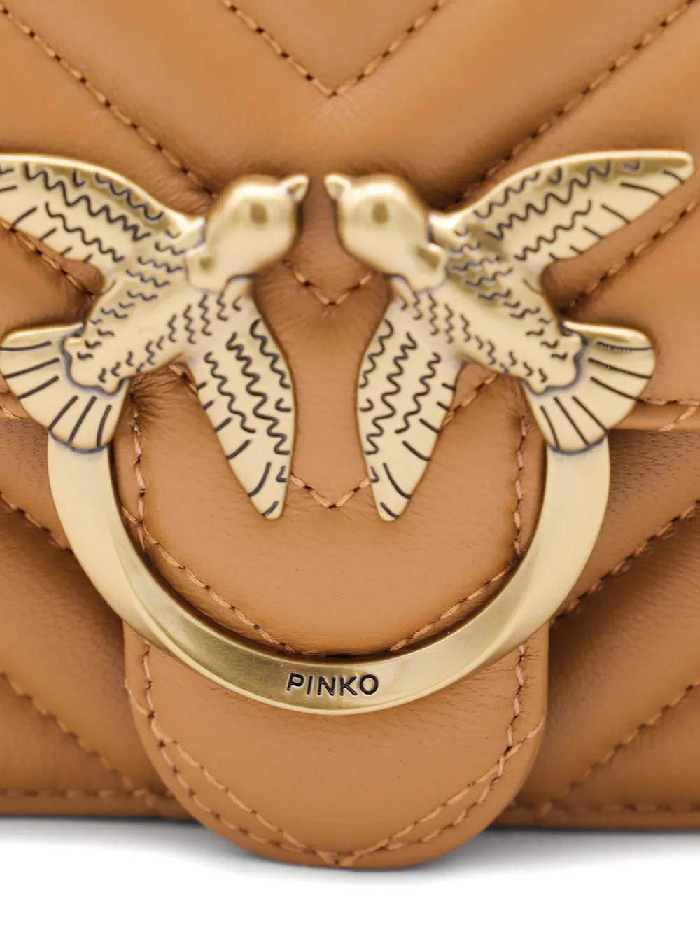 PINKO Love schoudertas Bruin