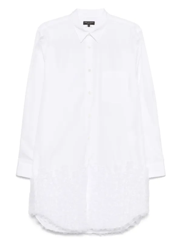 Comme Des Garçons Homme Plus ラッフル シャツ | ホワイト | FARFETCH JP
