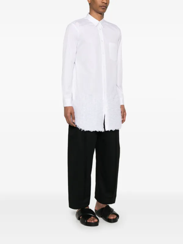 Comme Des Garçons Homme Plus ラッフル シャツ | ホワイト | FARFETCH JP