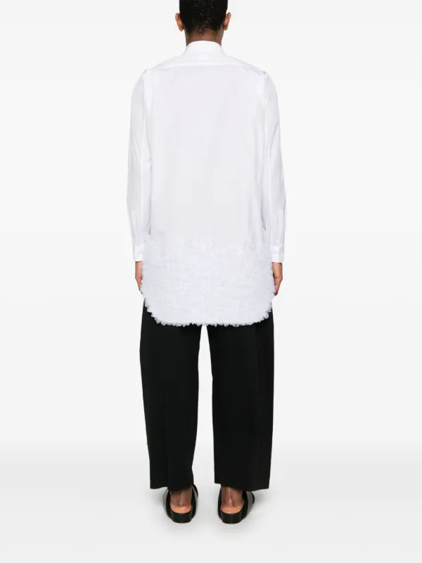 Comme Des Garçons Homme Plus ラッフル シャツ | ホワイト | FARFETCH JP