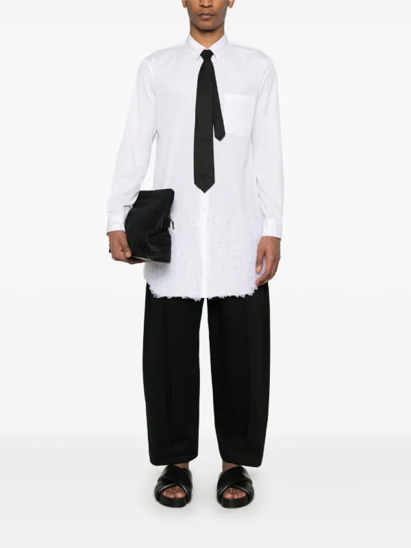 Comme Des Garçons Homme Plus ラッフル シャツ | ホワイト | FARFETCH JP