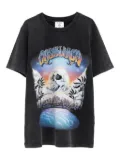 Casablanca printed T-shirt - Black