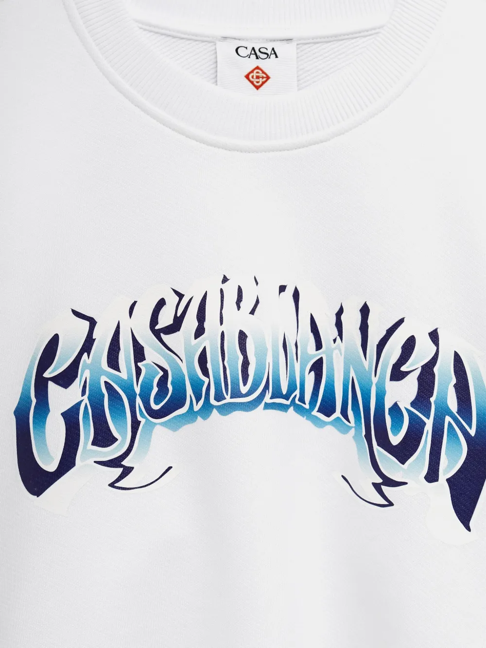 Casablanca Sweater met logoprint Wit