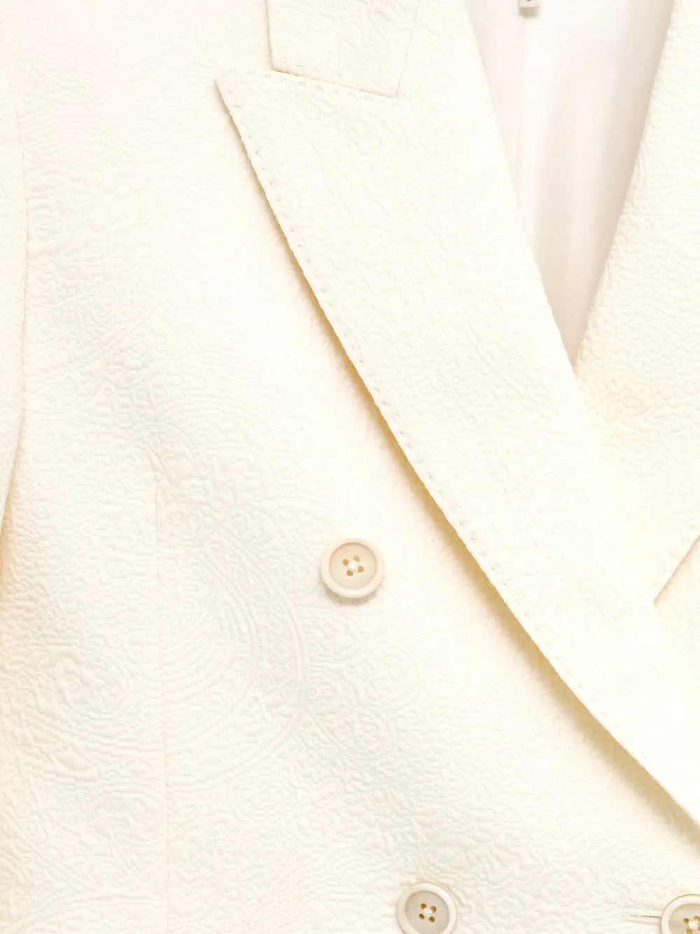 Chloé Blazer met dubbele rij knopen Beige